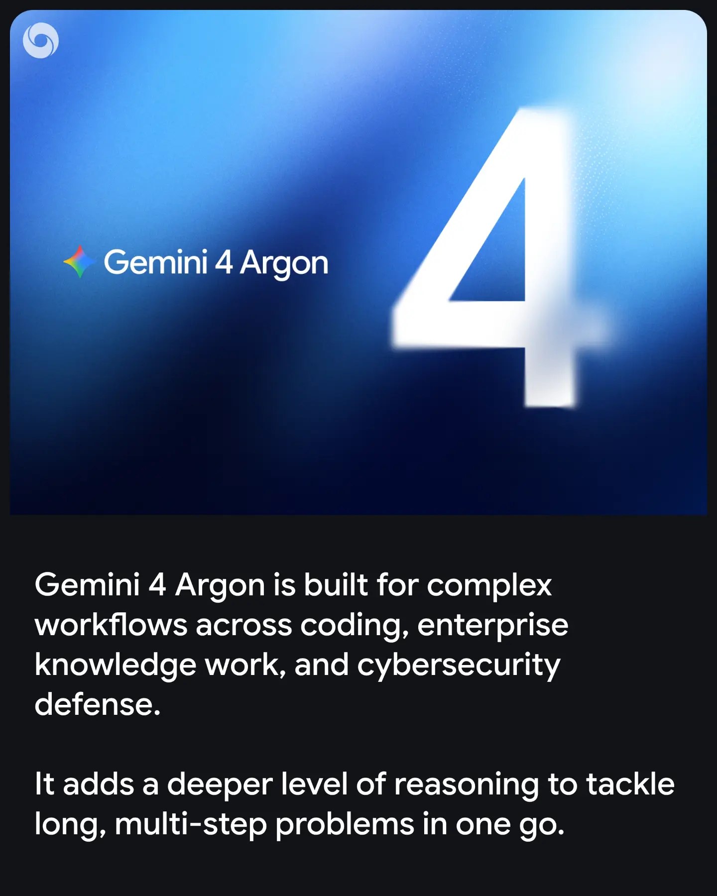 Gemini 4 Argon